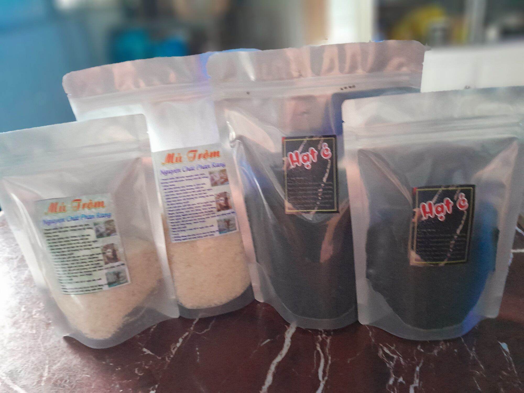 Combo 250gr mũ trôm hạt tấm và 250gr hạt é sạch Phan Rang