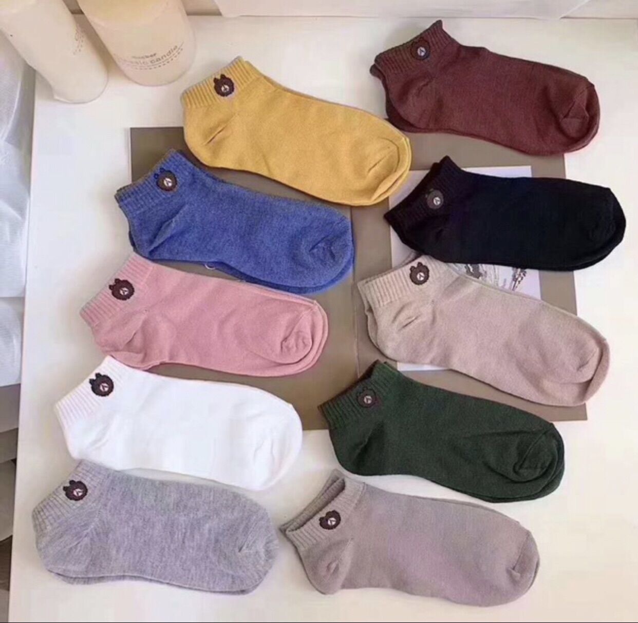 Tất gấu cổ ngắn