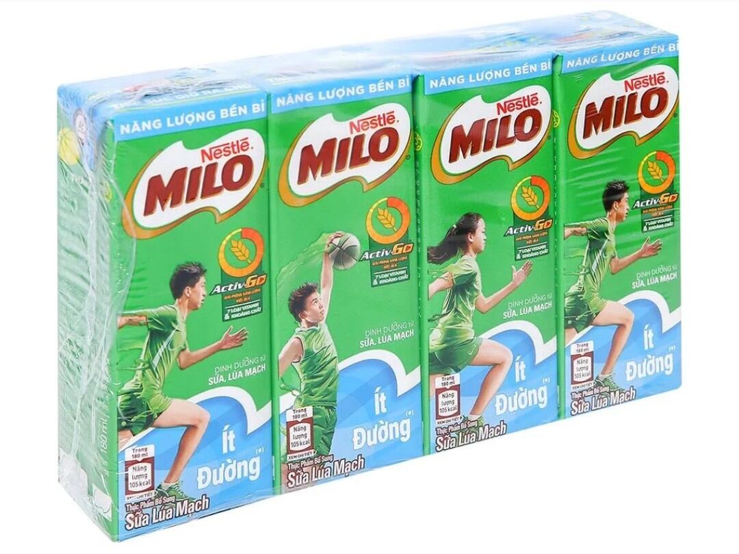 Combo 6 Vỉ Sữa Milo 180ml(24 hộp)