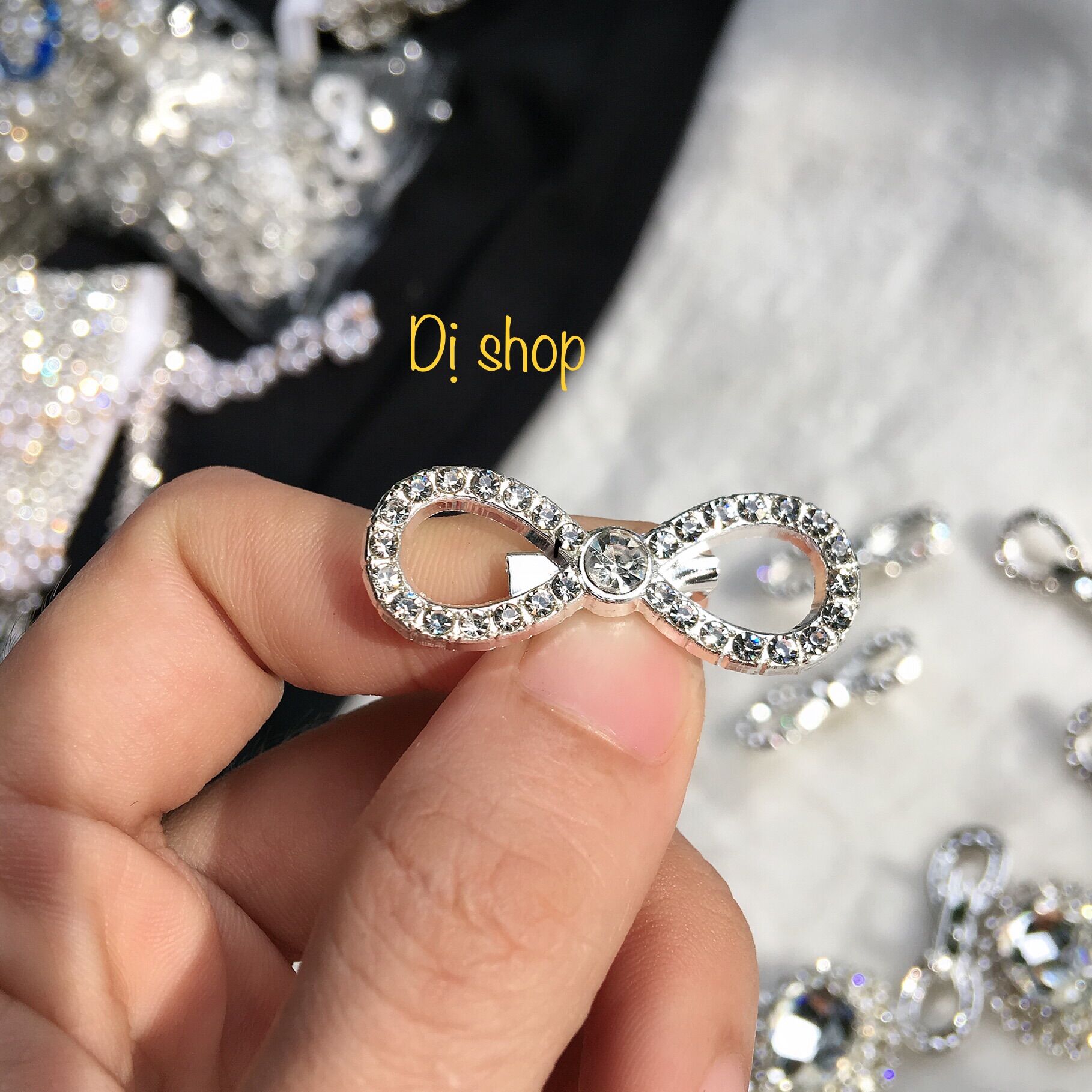 1 Tag cài đá nơ size nhỏ