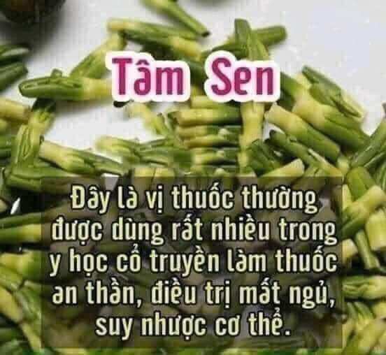 Tâm sen khô túi 500gr