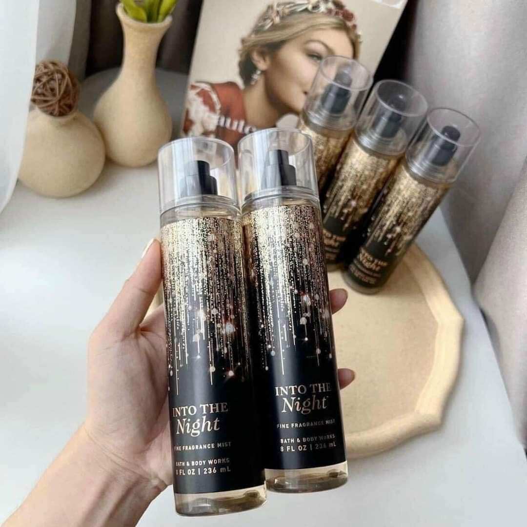 Xịt thơm Body mist Into The Night Bbw 236ml