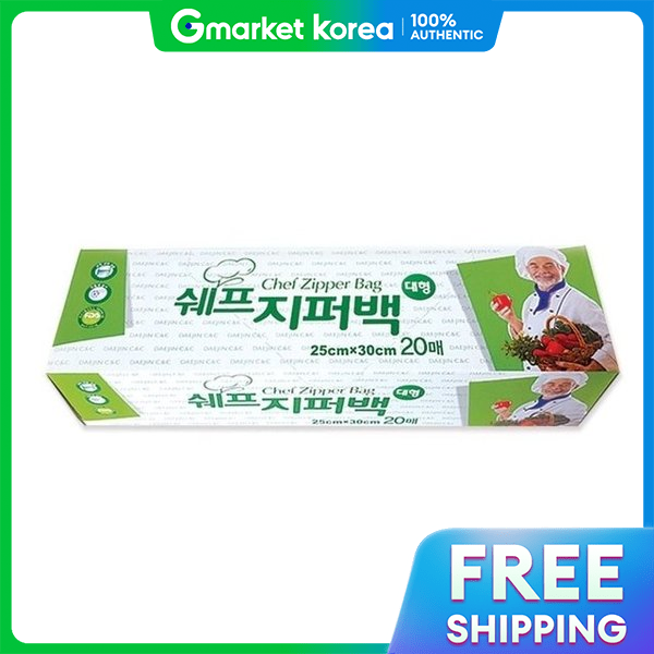 Chef | High-Quality Large Zipper Bags, Chef Zipper Pouches, 20 Count, Plastic Kitchen Zipper Bags (Wfk2560) Giá 158,500 Đồng*Miễn phí vận chuyển