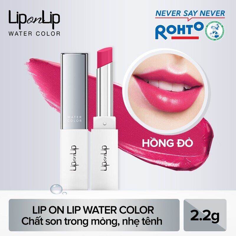 Son Màu Có Dưỡng Lip On Lip Màu Hồng Đỏ Red Pink 2.2g Date T1 23