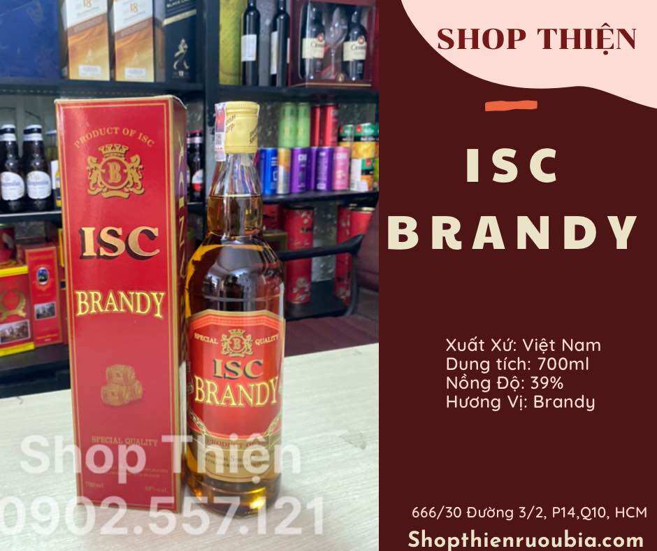 ISC BRANDY Việt Nam 39% 700ml