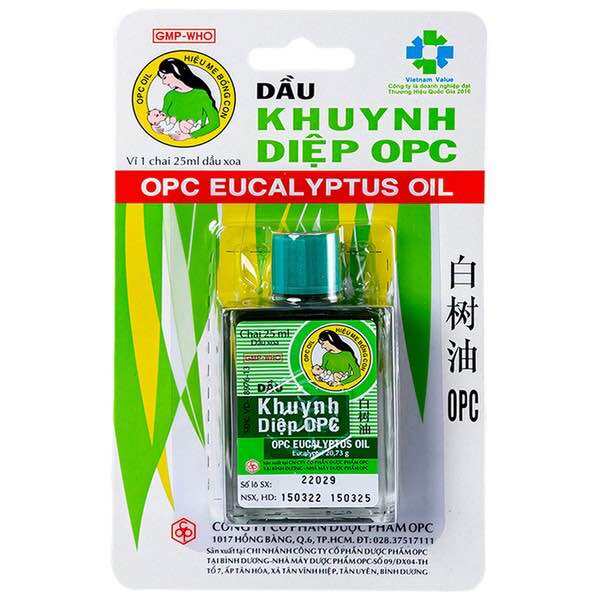 Dầu khuynh diệp OPC 25ml hàng chính hãng