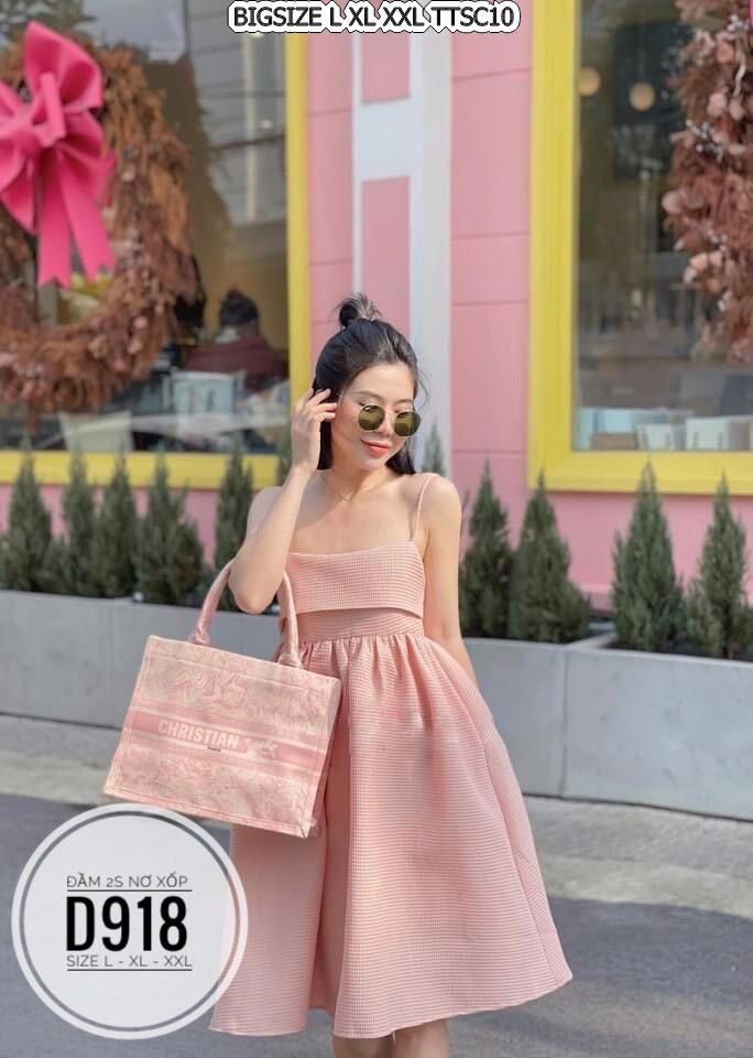 Bigsize 60- 90kg ĐẦM 2S NƠ XỐP