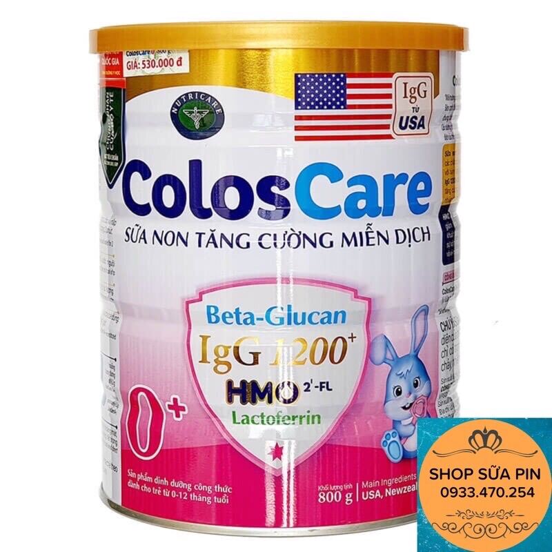 Sữa bột Coloscare số 0+ lon 800g