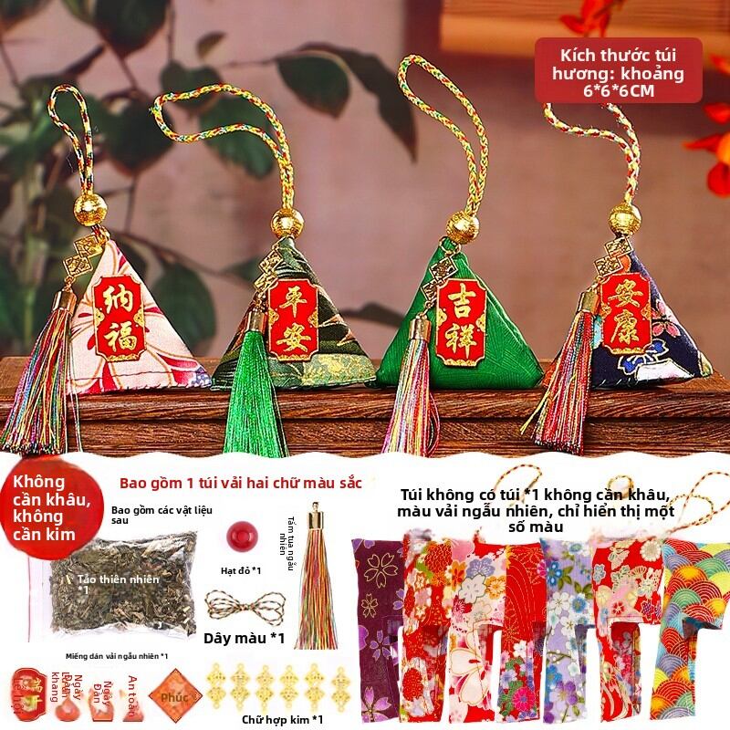 MONLEYTA | DIY Childrens DIY Materials Pack Handmade Neck Hanging Mugwort Mosquito Repellent Fragran