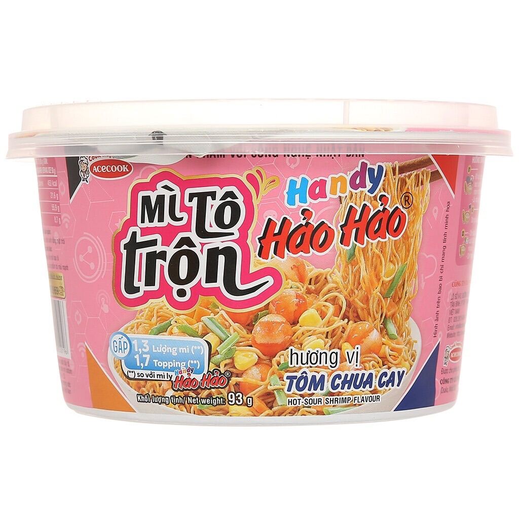 4 Tô Mì Trộn Hảo Hảo