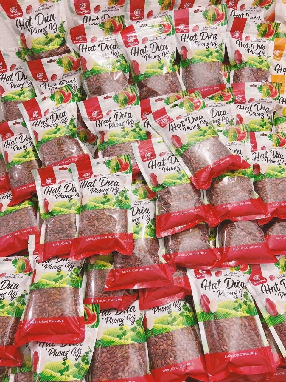 hạt dưa phong ký bịch 500gram .