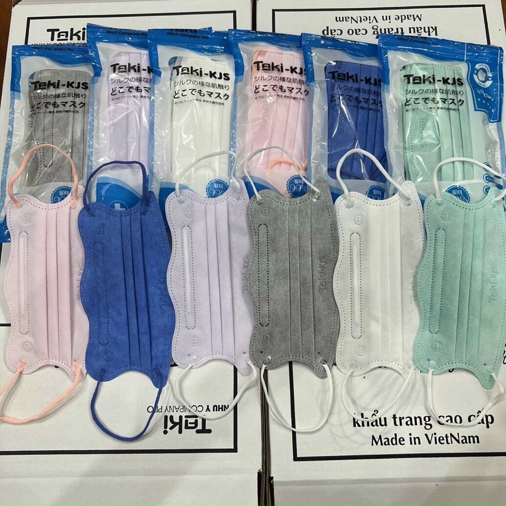 Khẩu Trang Y Tế Mẫu Mới Form Hình Cua 3 Lớp - 4 Lớp Kháng Khuẩn