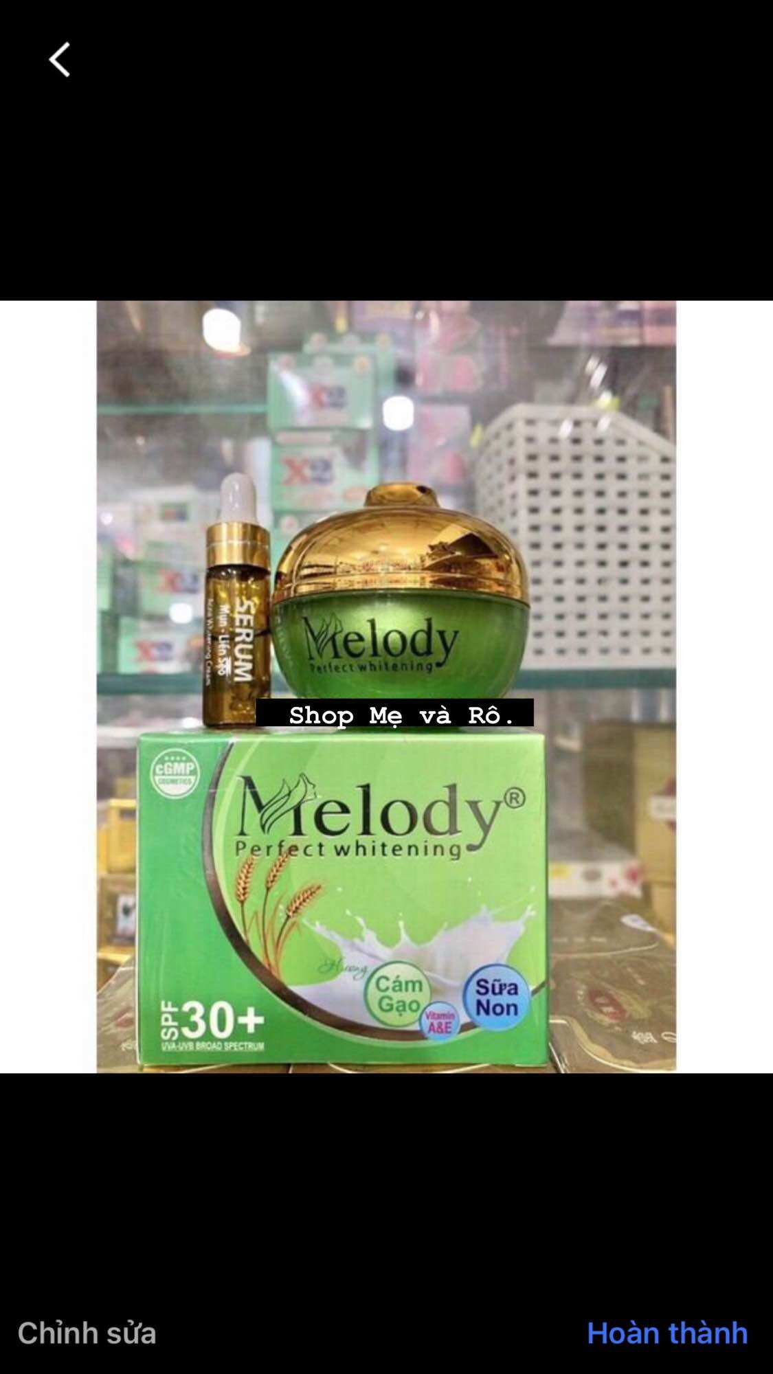 Kem hết nám tàn nhang đồi mồi melody hủ 25g