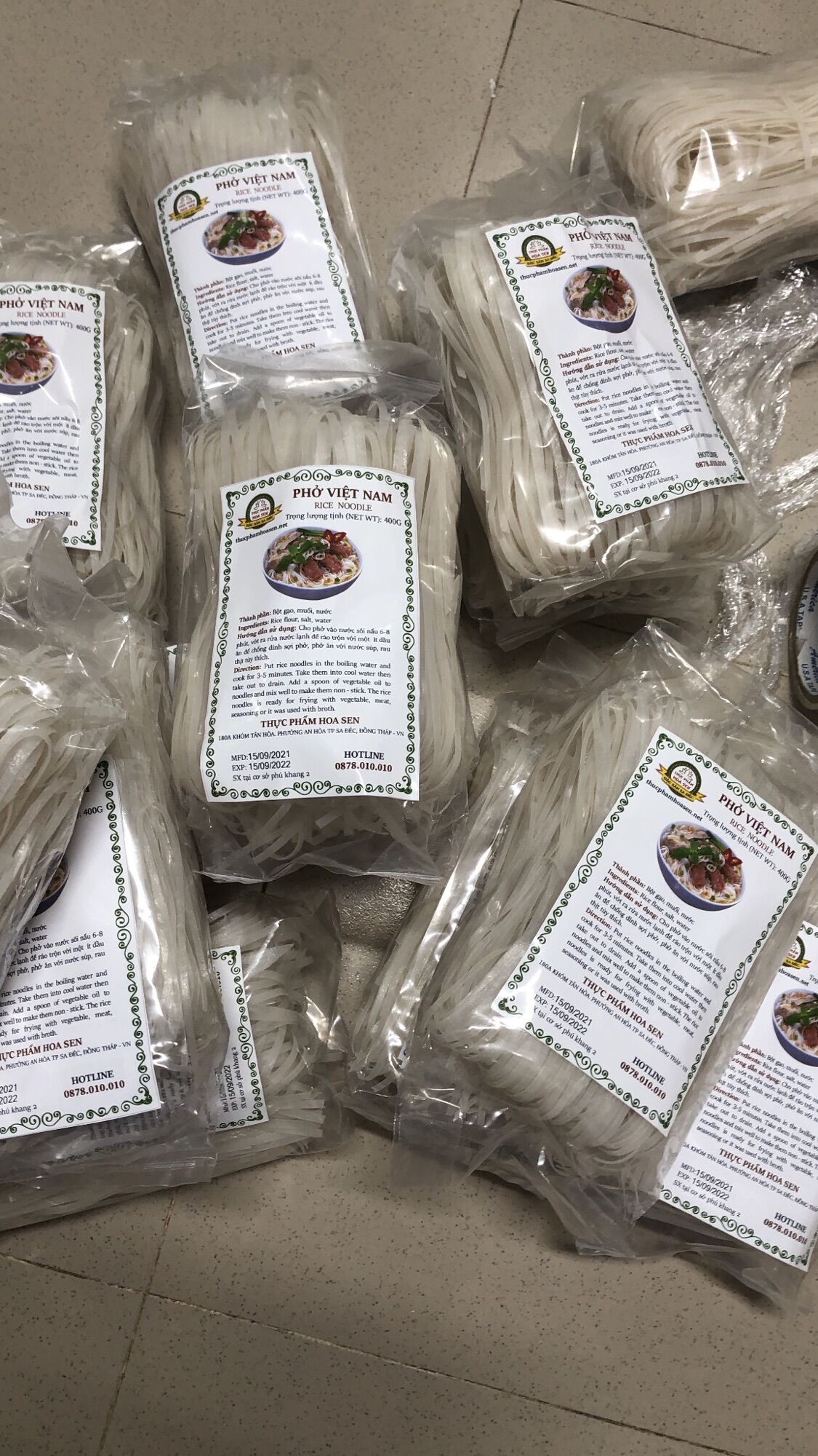 Bánh phở khô đặc sản đồng tháp