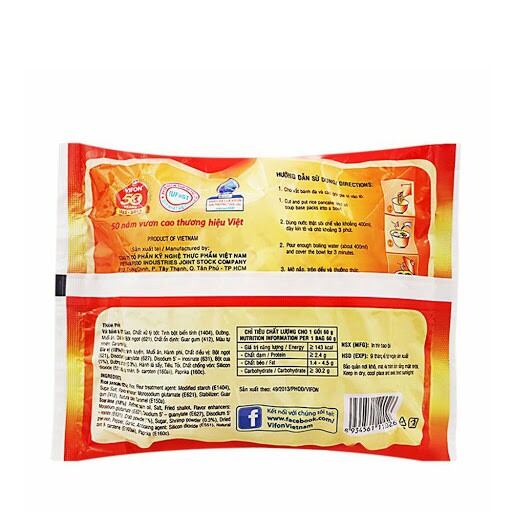 Thùng 30 gói bánh đa cua Vifon
