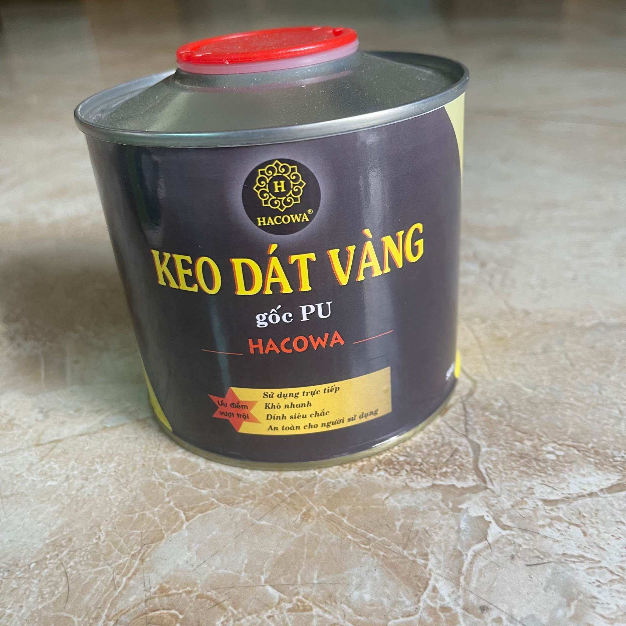 Keo dán lá vàng gốc pu 500ml