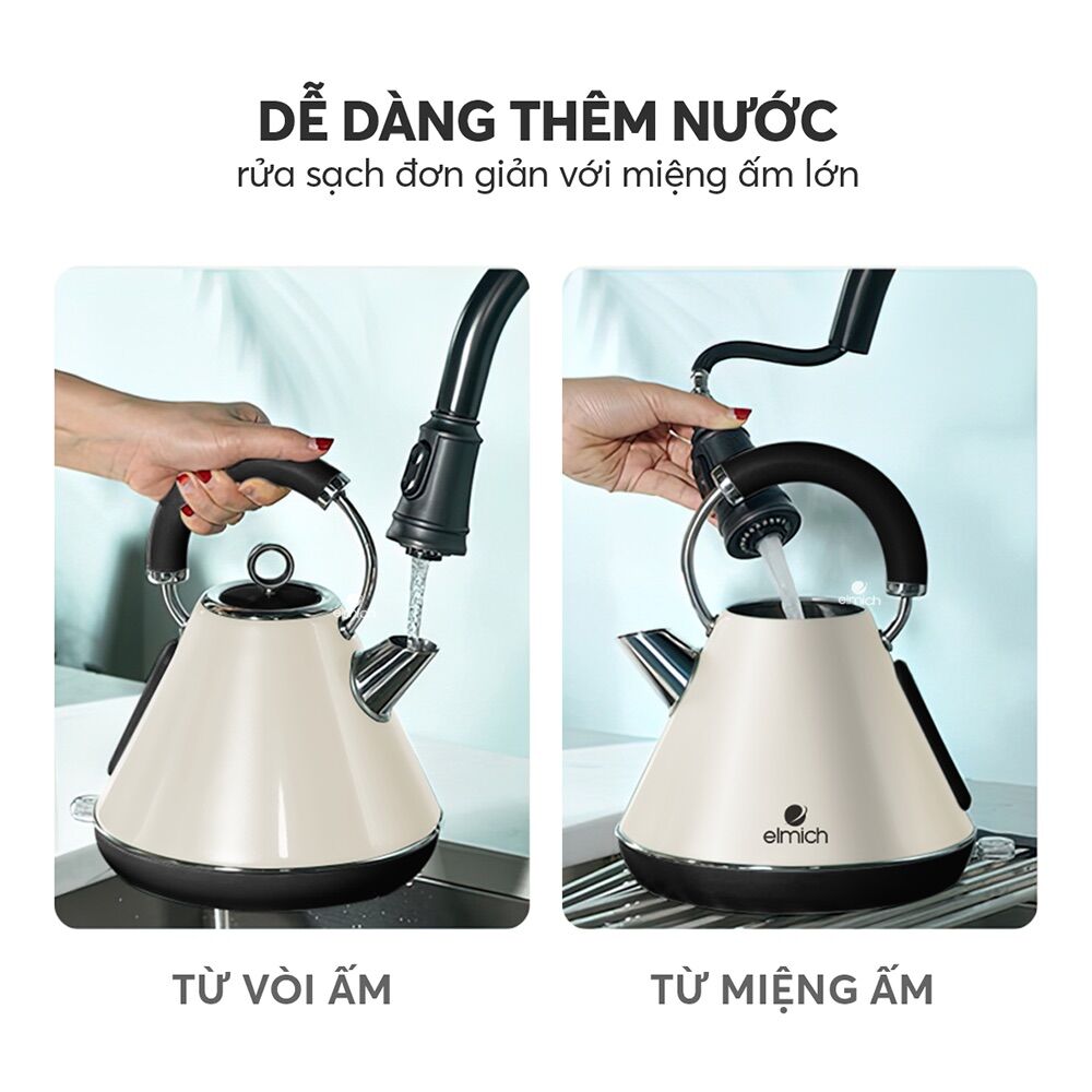 Ấm đun nước siêu tốc Elmich 1,8L KEE 1778 Mẫu mới nhất