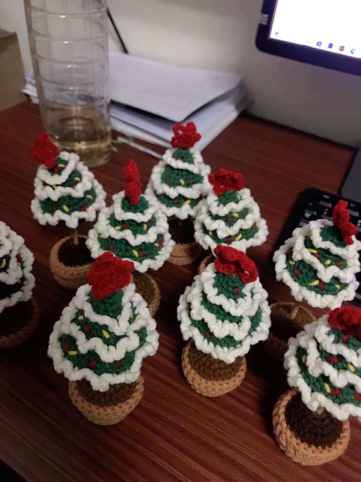 Cây thông Noel mini trang trí