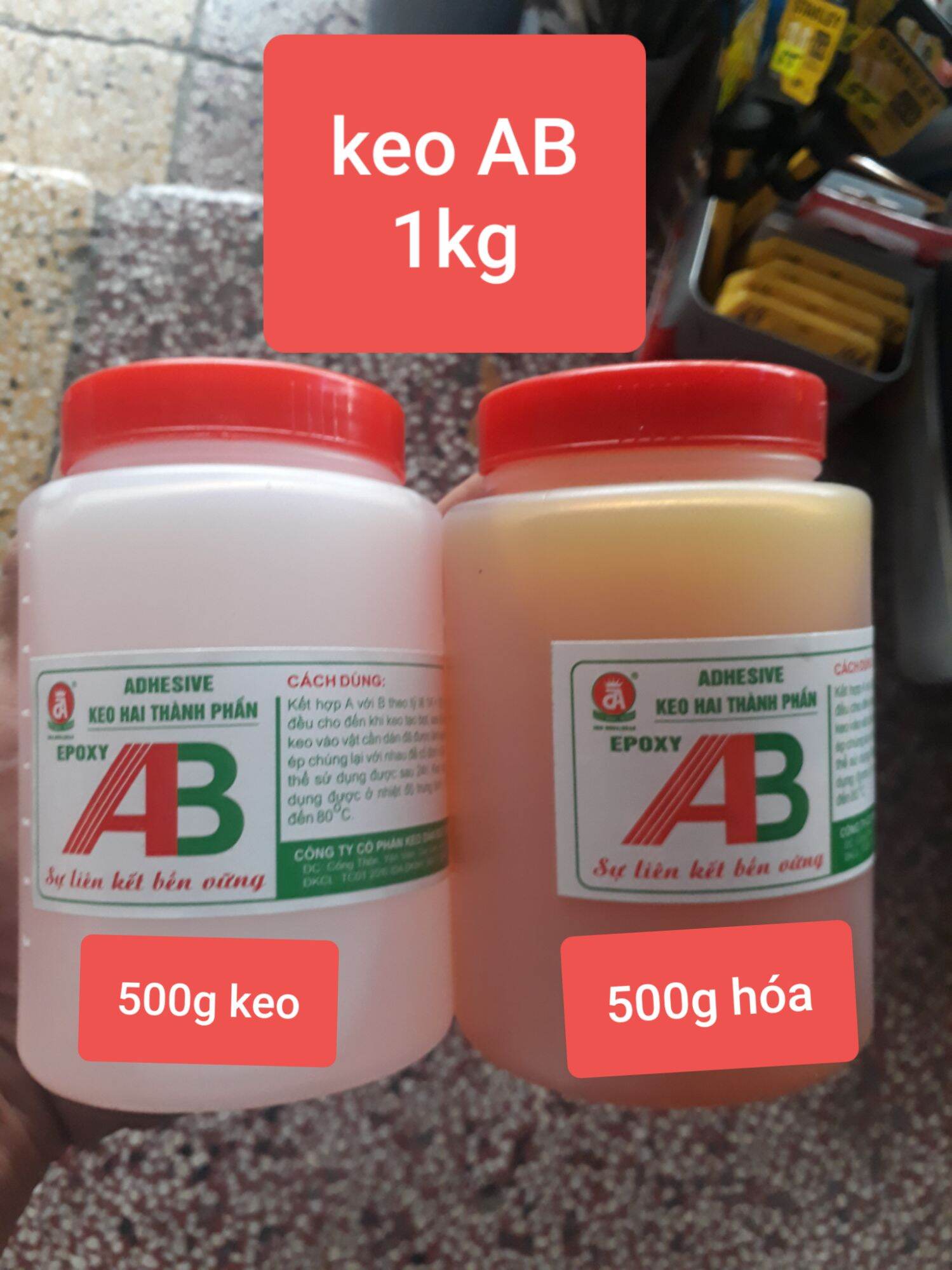 Keo AB 2 thành phần dán gỗ, sản phẩm keo của cty Đức Anh