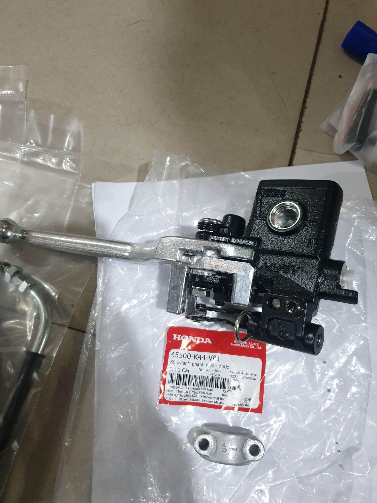 Cụm tay dầu phải ab 110, ab125, vision zin mới