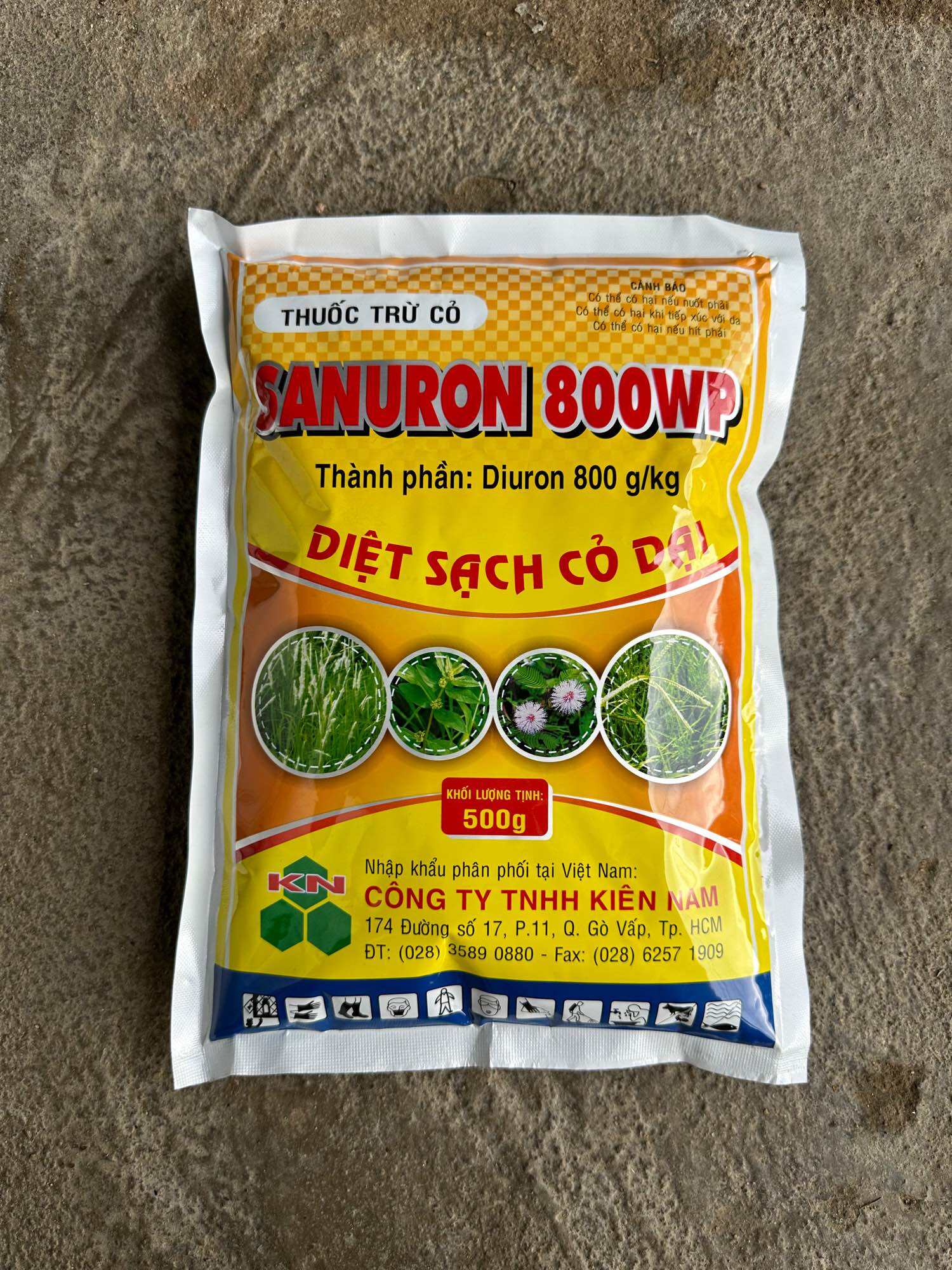 THUỐC TRỪ CỎ KHAI HOANG SANURON 800WP