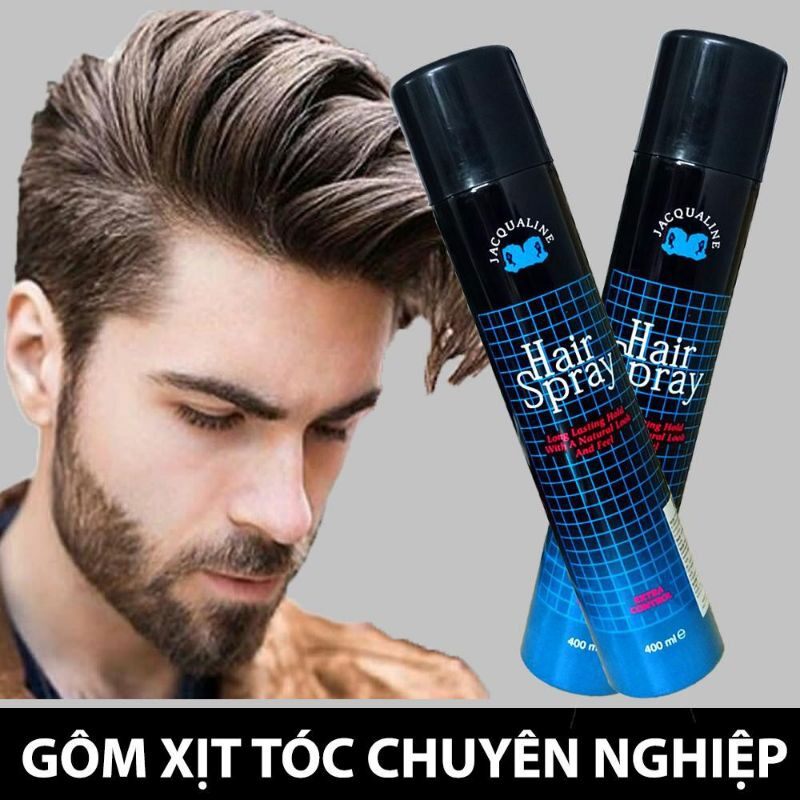 Keo xịt tóc Jacqualine hair spray 400ml