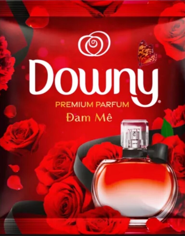10 gói nước xả vải Downy hương nước hoa đam mê 20ml