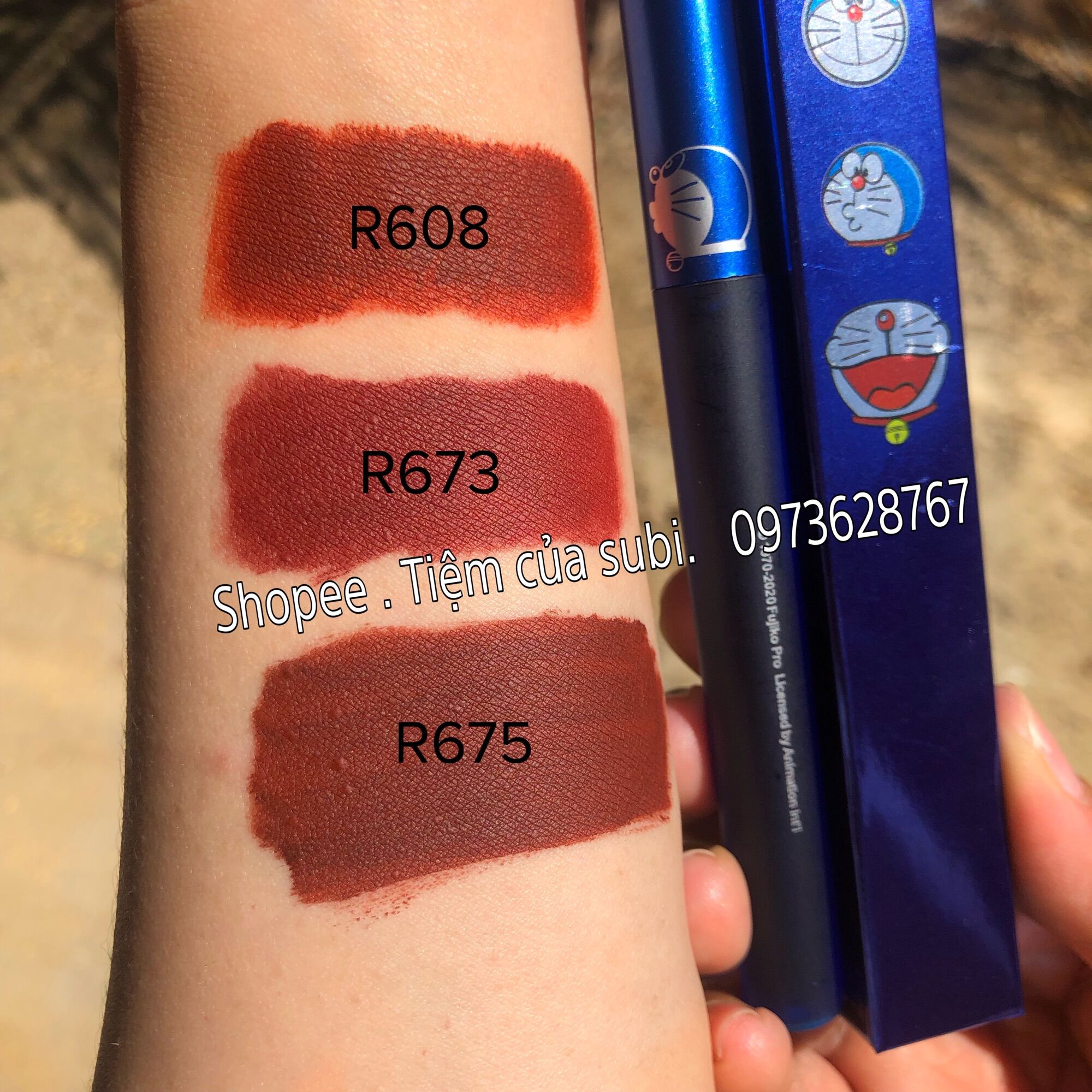 Son kem lì colorkey doremon chất son đẹp mịn lì