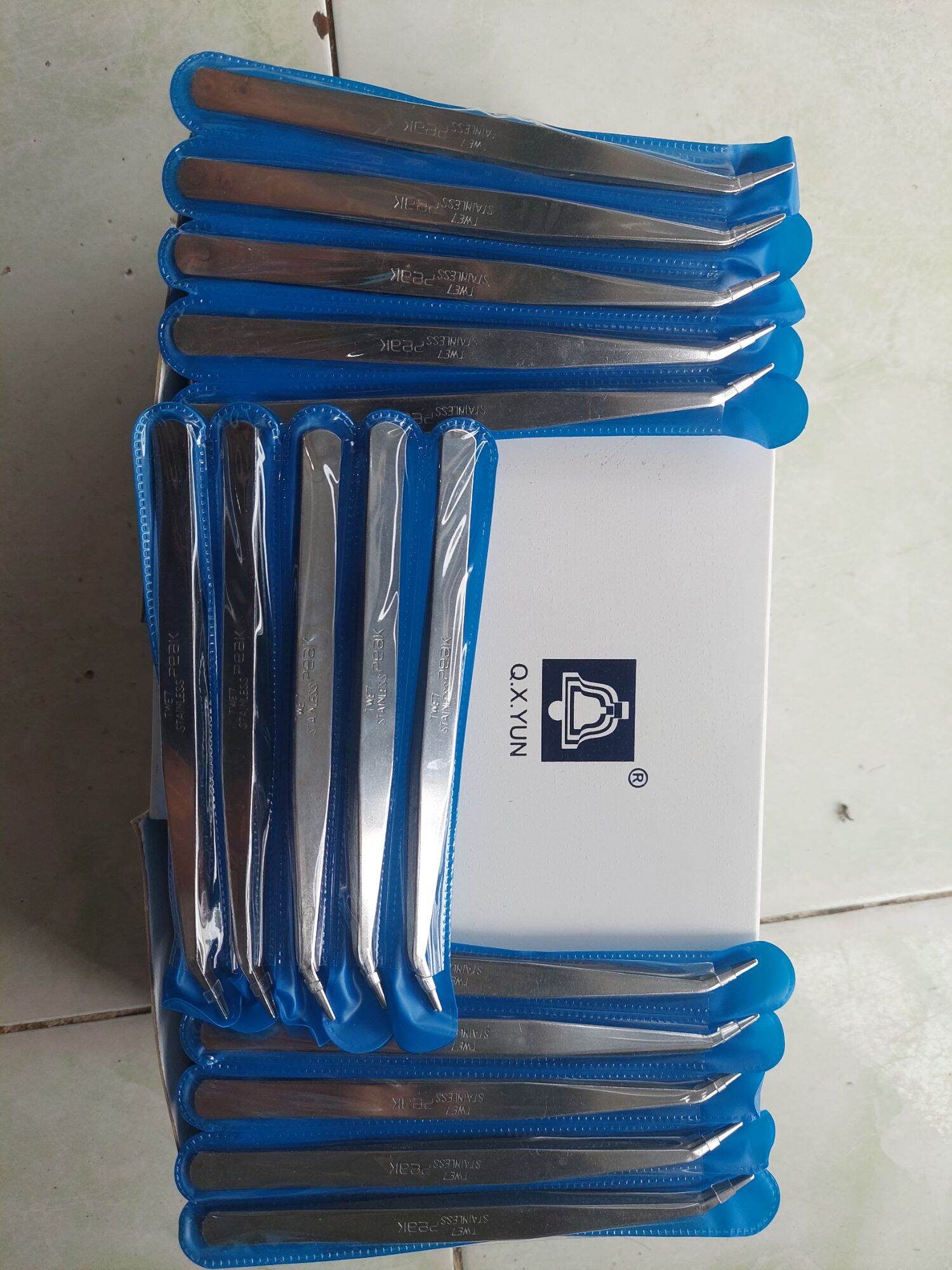 nhíp cong gắp chỉ cao cấp