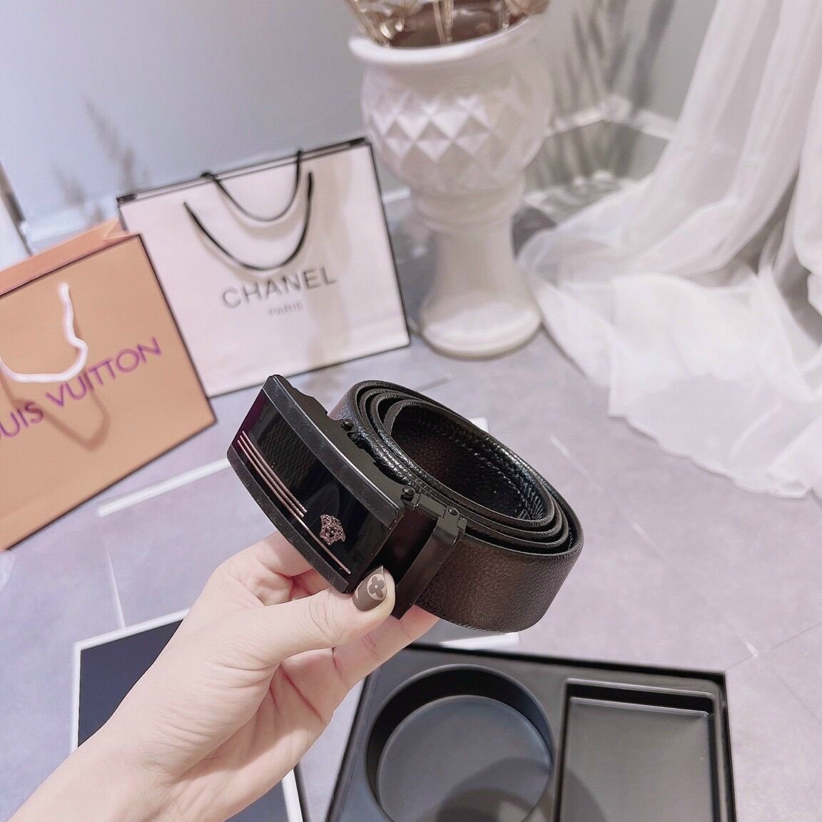[Fullbox] Combo ví và thắt lưng nam versace sang trọng
