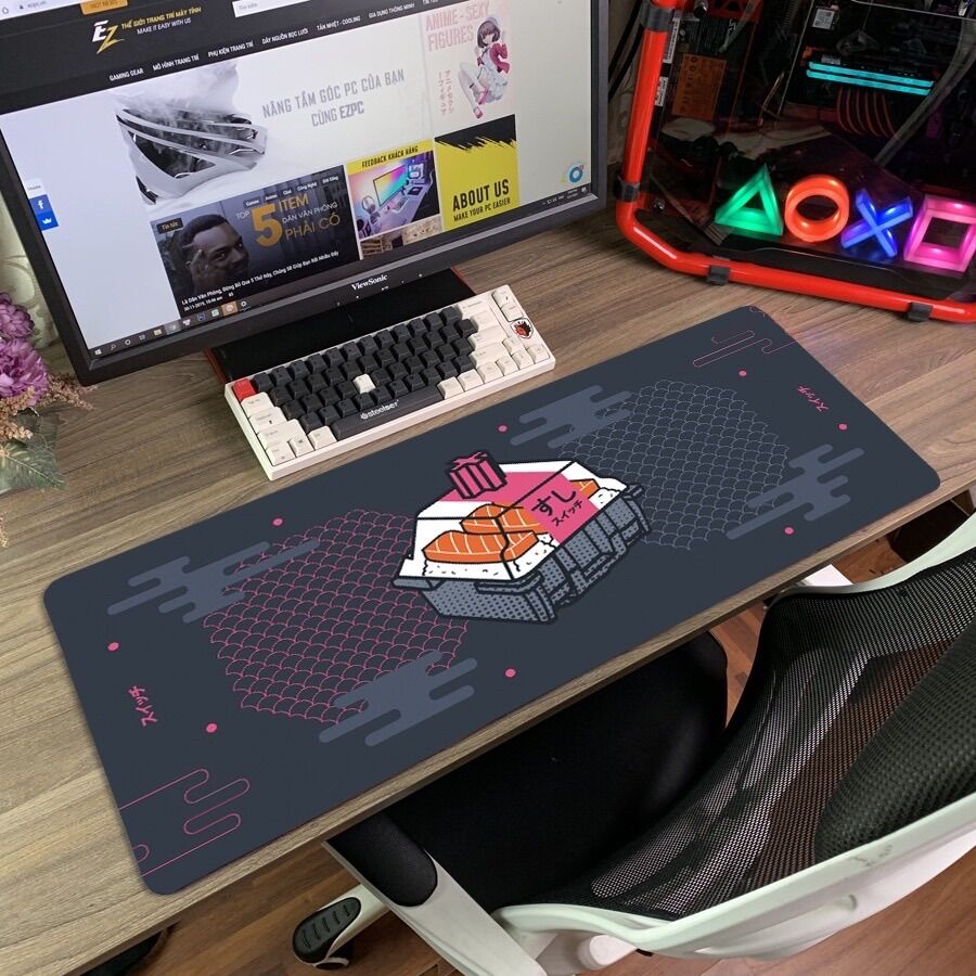 Miếng Lót Chuột, Bàn Di Chuột, Pad Chuột Cỡ Lớn Sushi Ms48