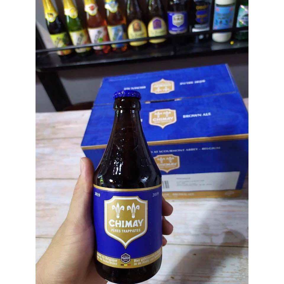 1 Chai Bia Chimay xanh 330ml nhập từ Bỉ,9% vol