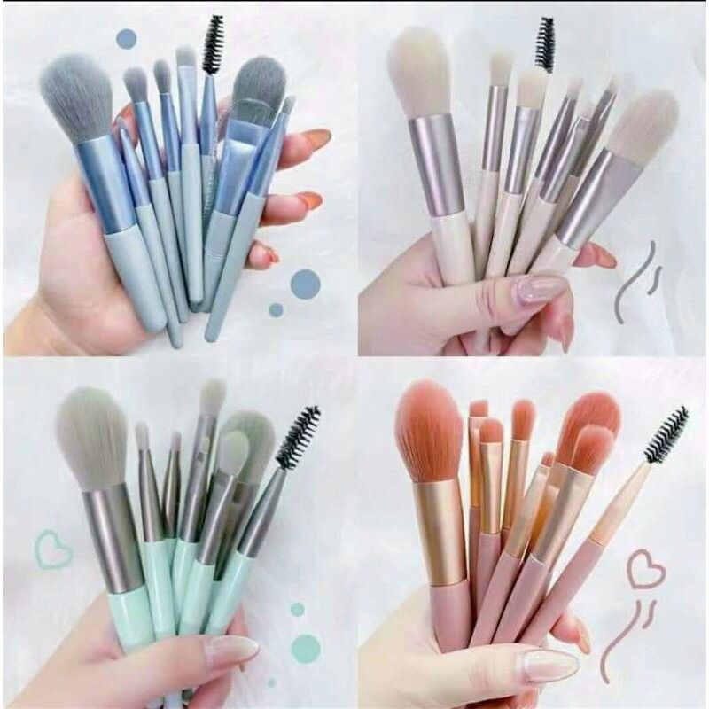 SET CỌ 8 MÓN TÚI ZIP SIÊU ĐÁNG YÊU