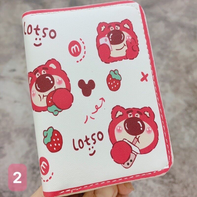 Ví nữ cầm tay gấu losto nhiều ngăn