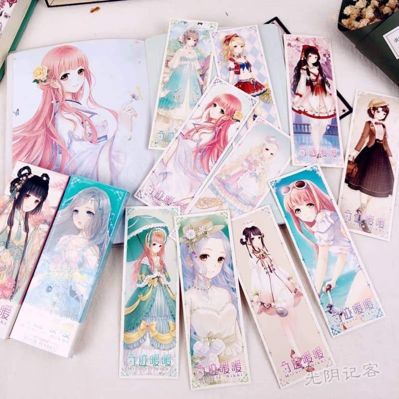 Tấm Đánh Dấu Bookmark Ngôi Sao Thời Trang Miracle Nikki Nikki Up2U3, Mark Book