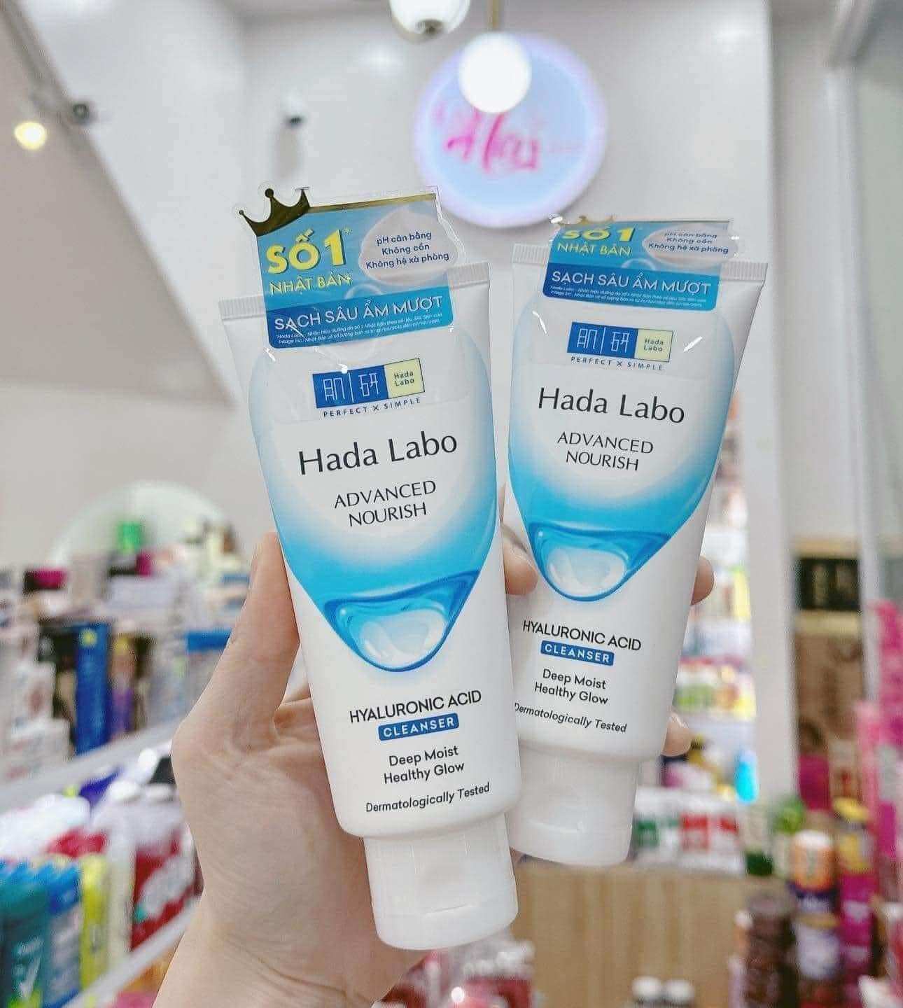 Sữa rửa mặt Hada Labo Advanced Nourish Hyaluronic Acid Cleanser