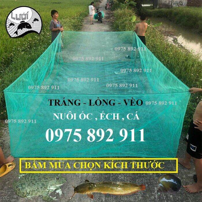 Tráng , lồng , vèo nuôi ốc , ếch , cá , trạch lấu