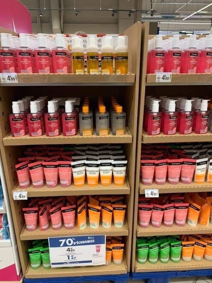 🇳🇱nội địa pháp🇳🇱sữa rửa mặt neutrogena bưởi hồng dạng gel