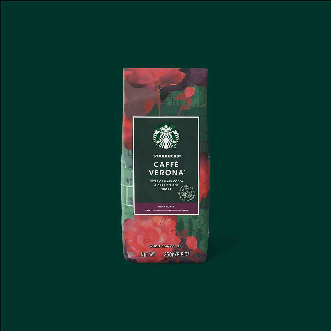 Cà phê hạt Verona Starbucks 250G