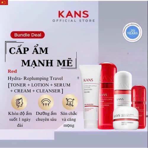 Bộ mỹ phẩm chăm sóc da Kans