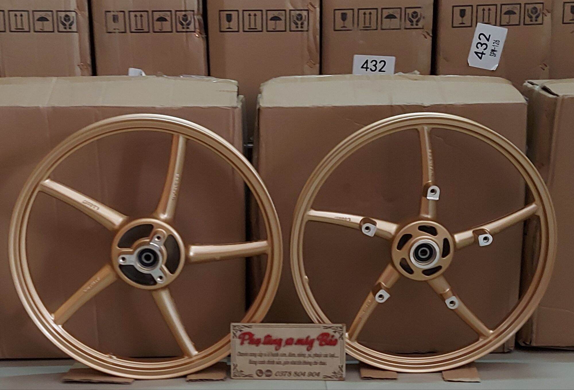 bánh mâm RAIDER SATRIA kiểu dáng RCB bảng 1.4/1.6