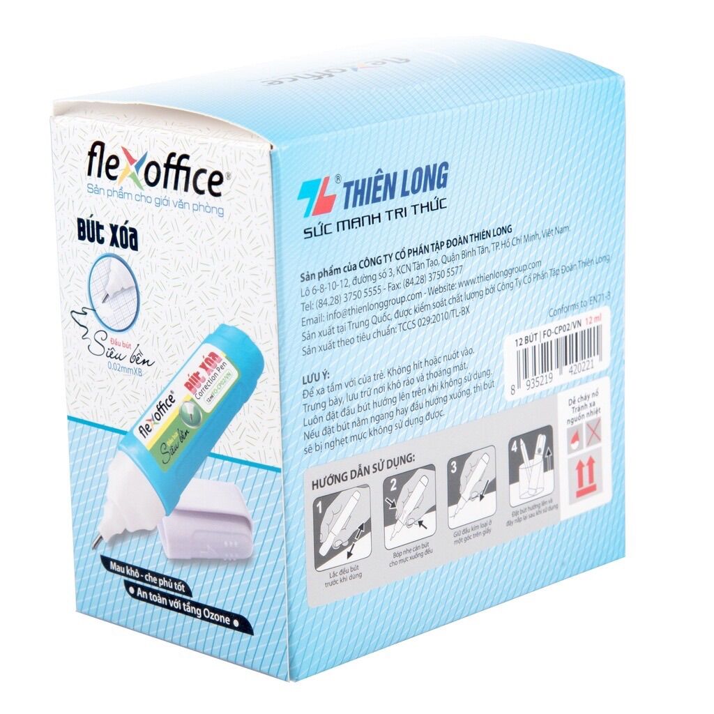 Bút xóa Thiên Long Flexoffice CP-02 - 12 ml