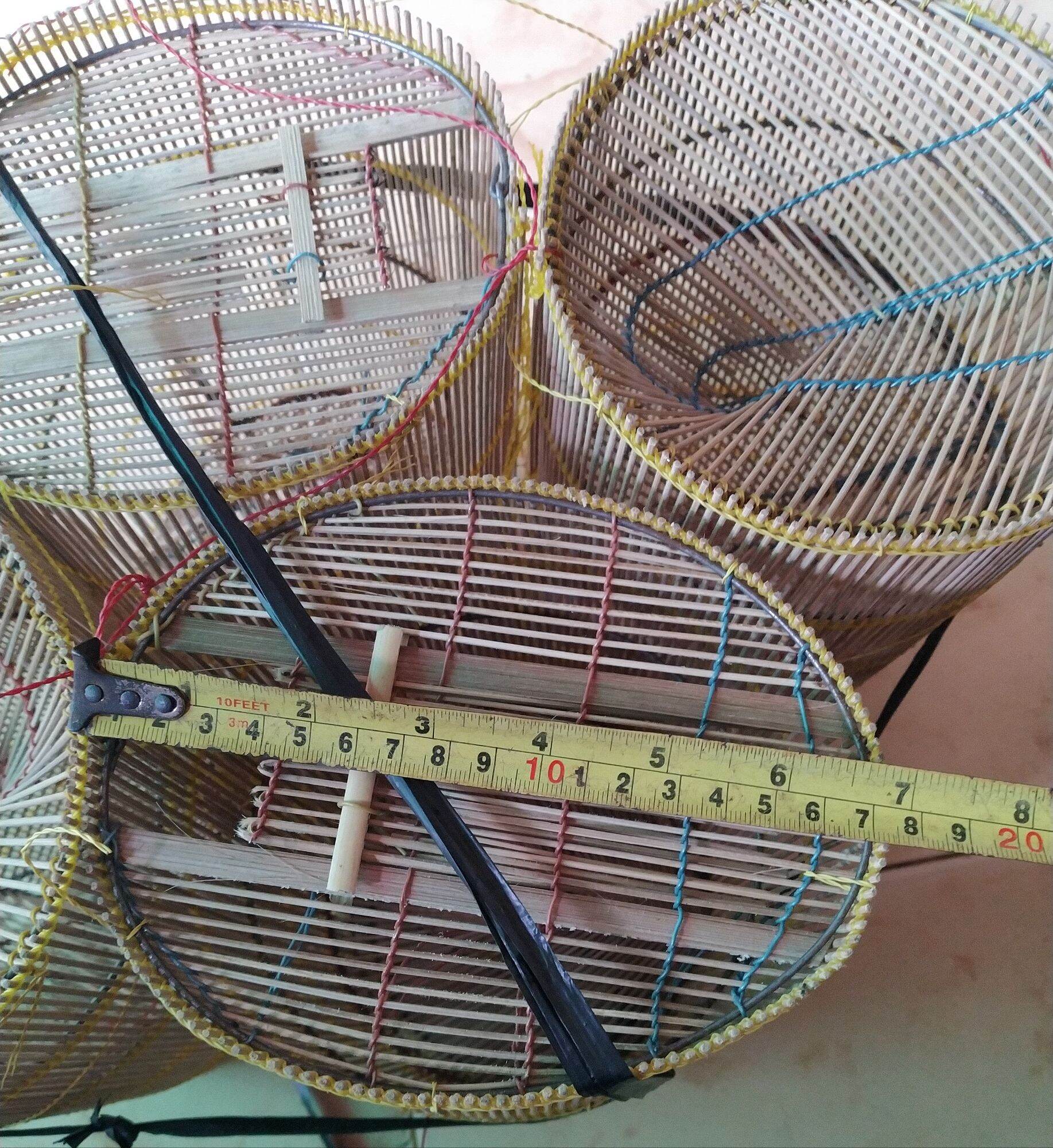 Combo 6 Cái Lợp Đặt Tép, Cá Bằng Tre