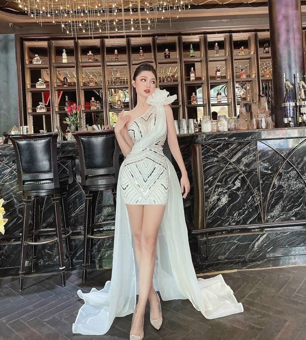 ĐẦM MAXI NƠ VAI TÙNG TÔM