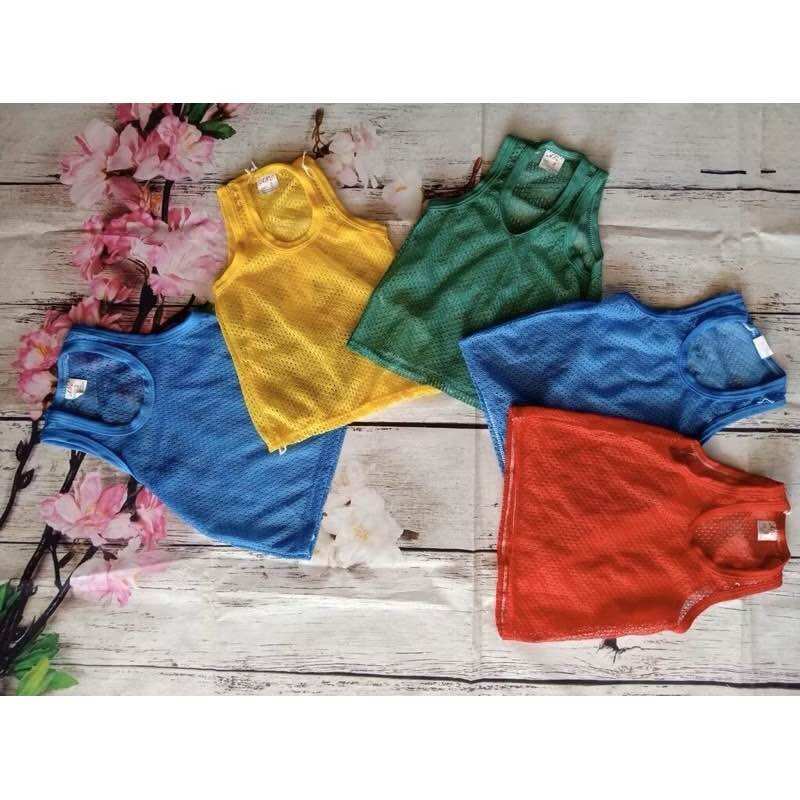 Set 5 áo lưới ba lỗ cho bé 4-15kg