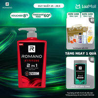Tắm gội 2 trong 1 Romano 2in1 Attitude 650g/chai