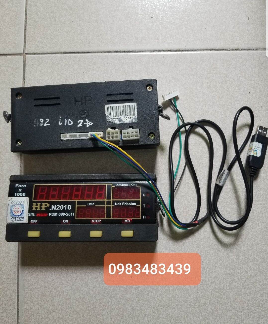 Cáp lập trình đồng hồ Taxi HP N2010, BATM
