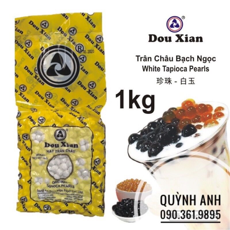 Trân châu trắng Dou Xian gói 1kg