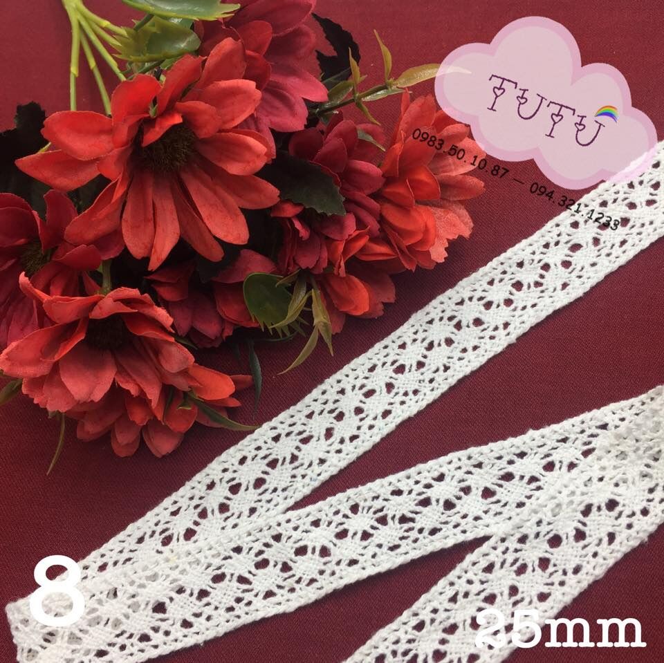 Ren viền cotton 6k/m ( set 5m)