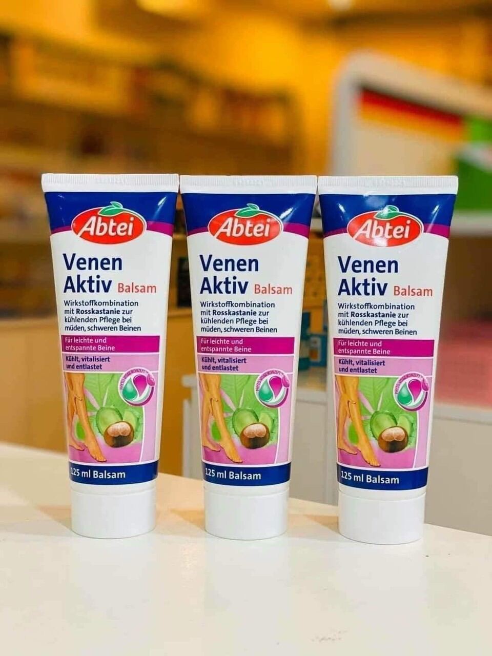 KEM BÔI GIÃN TĨNH MẠCH ABTEI - VENEN AKTIV- NỘI ĐỊA ĐỨC